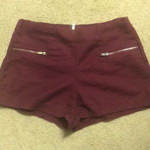 High waist shorts